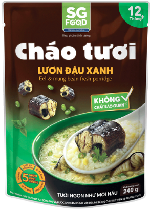 Cháo tươi lươn đậu xanh 240g