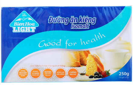 Đường ăn kiêng Isomalt Biên Hòa hộp 250g (50 gói)