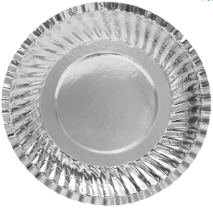 Dĩa giấy bạc tròn 20cm