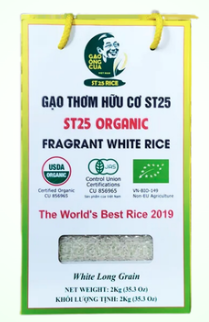 Gạo hữu cơ đặc sản Sóc Trăng Hộp 2kg