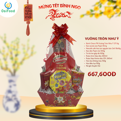 Giỏ Quà Vuông Tròn Như Ý