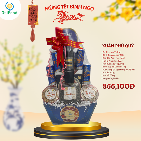 Giỏ Quà Xuân Phú Quý
