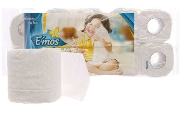 Giấy vệ sinh Emos Classic 2 lớp 10 cuộn