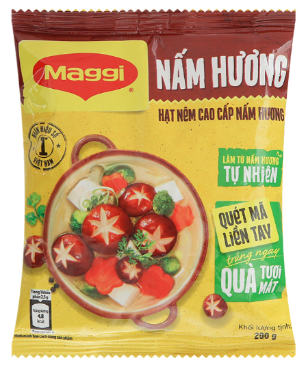 Hạt nêm cao cấp vị nấm hương Maggi gói 200g