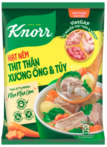 Hạt nêm Knorr thịt thăn xương ống tủy 400g