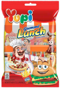 Kẹo dẻo Gummy Lunch Yubi 65g