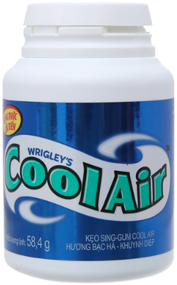 Kẹo cao su Wrigley's CoolAir 40 viên 58.4g