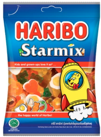 Kẹo dẻo Haribo star mix 80g