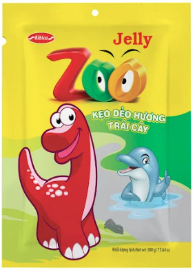 Kẹo dẻo trái cây Jelly Zoo đường 500g