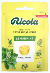 Kẹo thảo mộc Ricola lemon mint không đường 15g