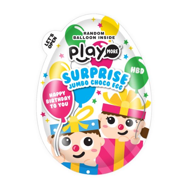Kẹo trứng sôcôla khổng lồ Playmore 20g