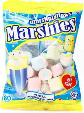 Kẹo xốp Marshmallow vani 80g