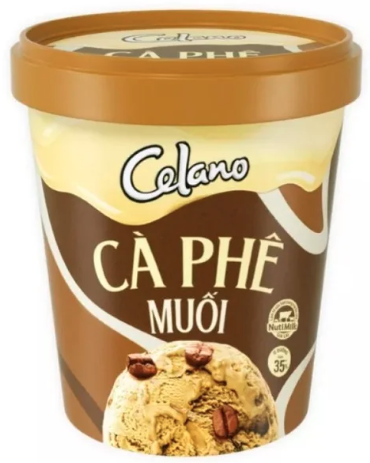 Kem Celano cà phê muối hộp 307g