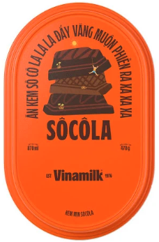 Kem Vinamilk socola 870ml