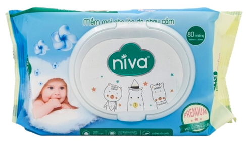 Khăn ướt Niva Baby 80 tờ
