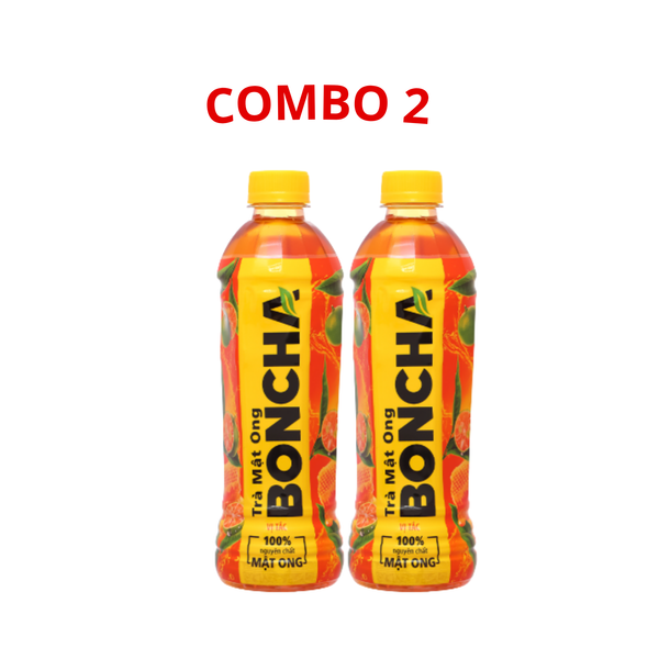 Combo - 2 Trà BonCha mật ong tắc 450ml