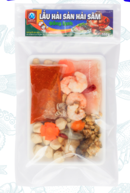 Lẩu hải sản hải sâm 550g