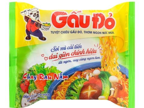 Mì Gấu Đỏ Chay Rau Nấm 62g