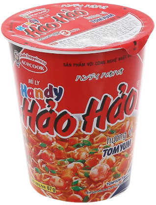 Mì Handy Hảo Hảo tomyum ly 67g