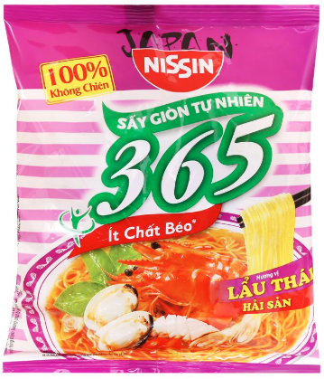 Mì không chiên 365 lẩu thái hải sản 68g