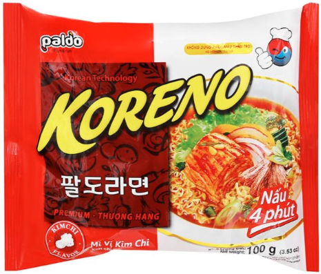 Mì Koreno kim chi 100g