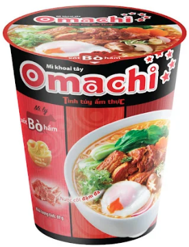 Mì Omachi xốt bò hầm ly 69g