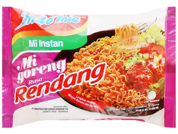Mì trộn Indomie bò cay 91g