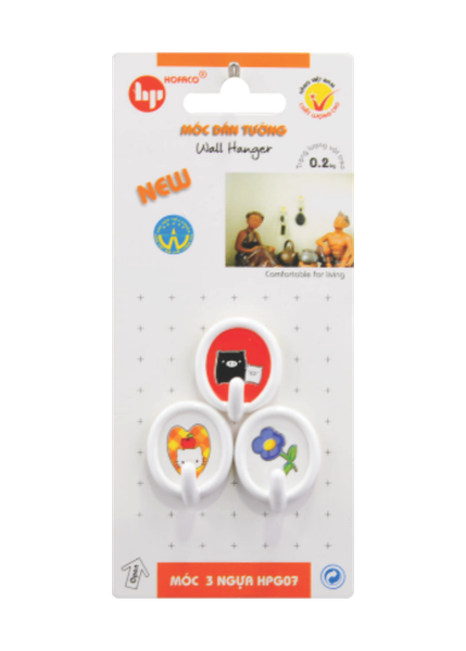 Móc dán 3 ngựa HPG07