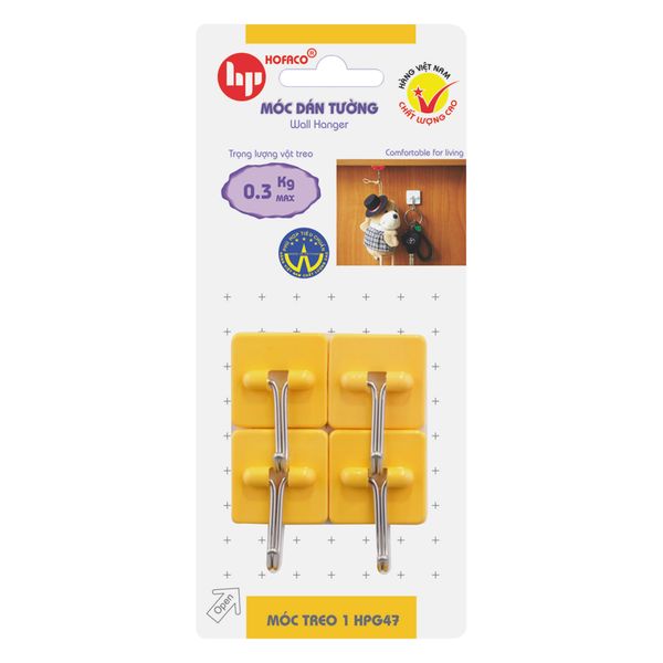 Móc treo 1 inox HPG47