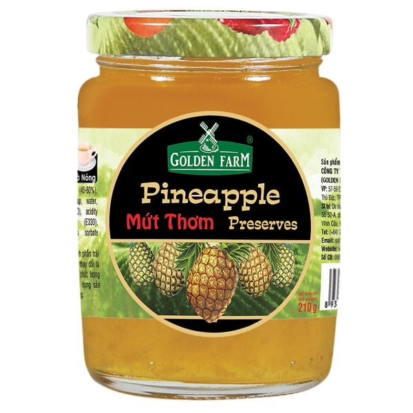 Mứt thơm GoldenFarm 210g