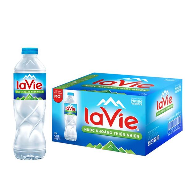 Nước khoáng thiên nhiên Lavie 24x500ml