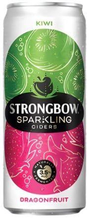Nước táo Strong Bow Kiwi & thanh long 330ml
