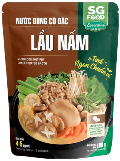 Nước dùng cô đặc vị nấm SGFood 180g