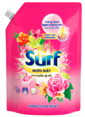 Nước giặt Surf cỏ hoa diệu kỳ túi 2.9kg