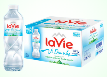 Nước khoáng dịu nhẹ Lavie 24x500ml