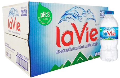 Nước khoáng thiên nhiên Lavie 24x350ml