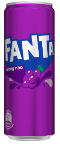 Nước ngọt Fanta nho lon 320ml