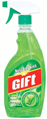 Nước rửa kính Gift trà xanh diệt khuẩn 540ml
