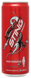Nước tăng lực Sting dâu lon cao 320ml