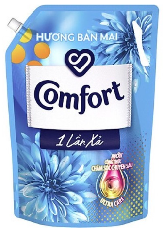 Nước xả Comfort đậm đặc 1 lần xả hương ban mai túi 1.2L