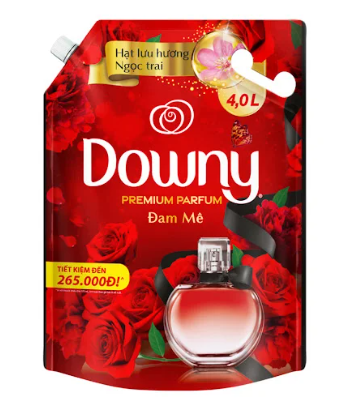 Nước xả vải Downy hương Đam Mê Túi 3.5L