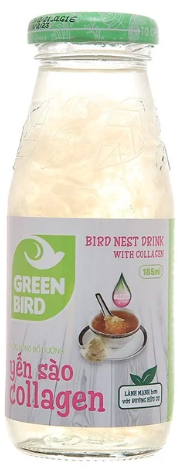 Nước yến collagen chai 185ml