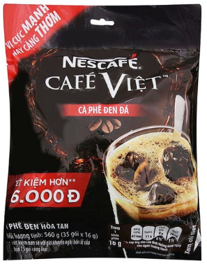 Nescafe cafe đen 2in1 35x16g
