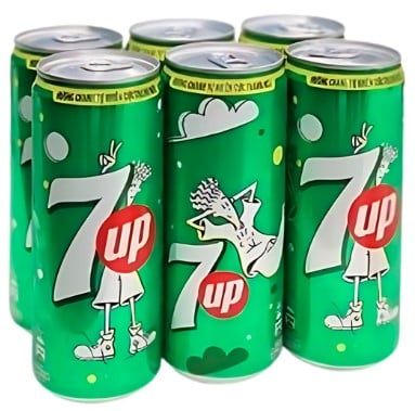 NGK 7up lon cao 6x320ml