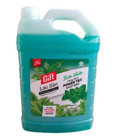 Nước lau sàn Gift hương bạc hà can 3.8kg