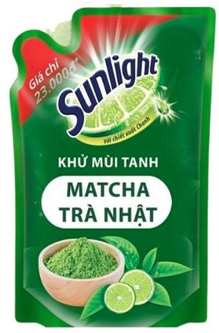 Nước rửa chén Sunlight trà xanh túi 750g