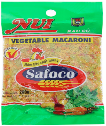 Nui rau củ Safoco 200g