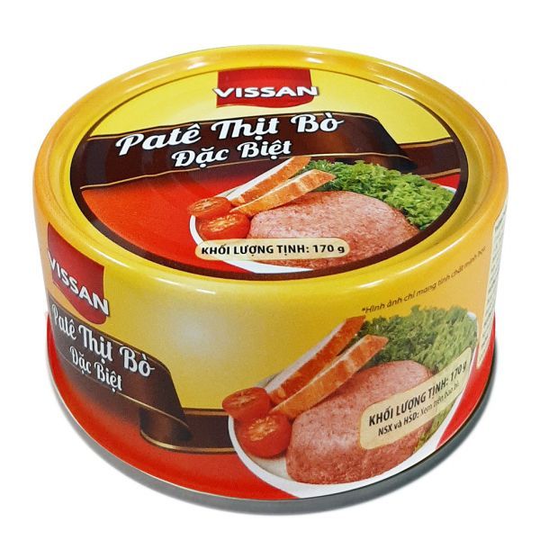 Pate thịt bò đặc biệt Vissan 170g
