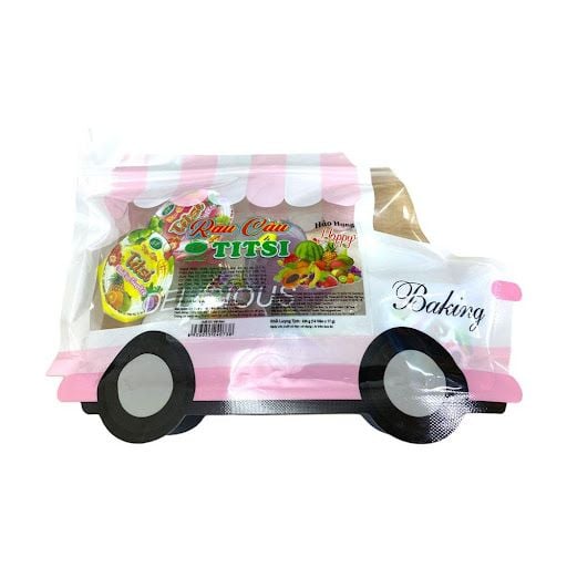 Rau câu túi xe Happy Títi 180g