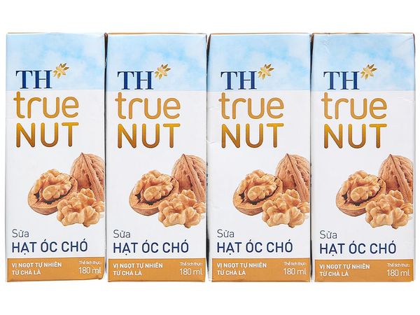 Sữa hạt óc chó TH 4x180ml
